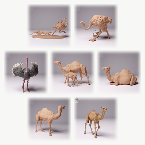 Tiere aus afrika - aus,