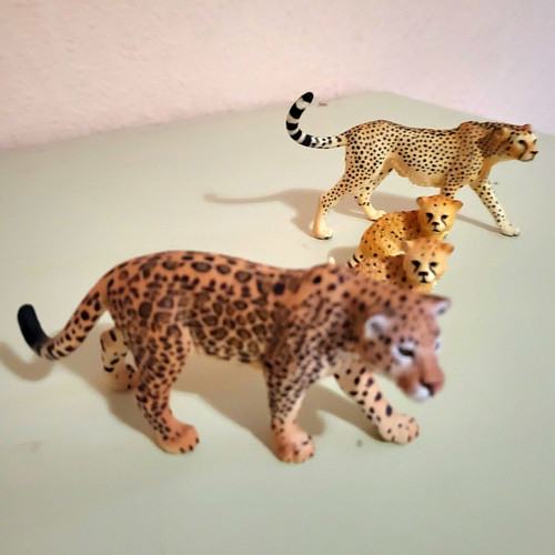 Gepard tierfiguren sammlung - gepard,