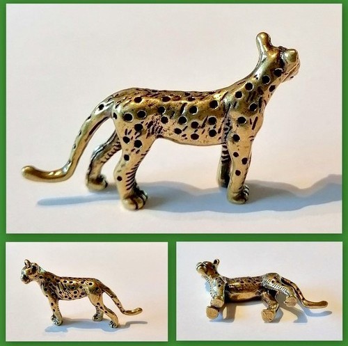Messing figur gepard - gepard, raubkatze