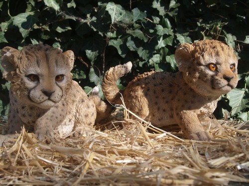Gepard deko figur löwe - gepard,
