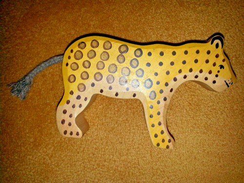 Holztiger holzfigur gepard - holztiger,