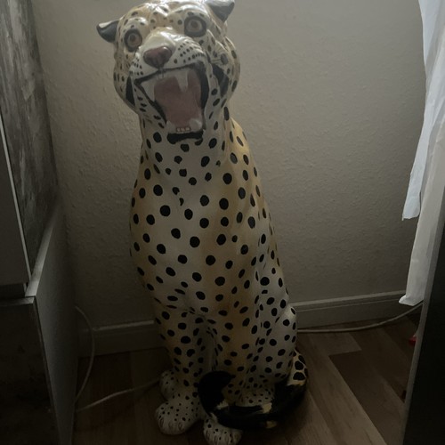 Porzellan figur gepard - porzellan,