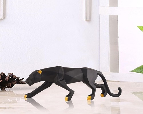 Geometrische gepard statue - geometrische,