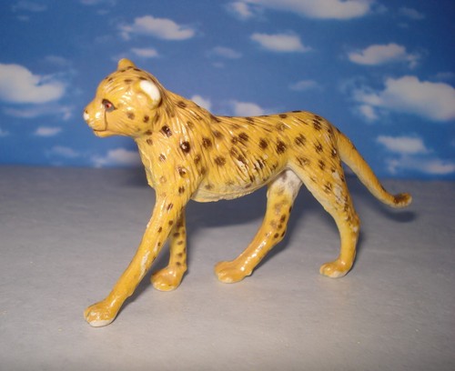 Alte seltene figur gepard - figur:, /
