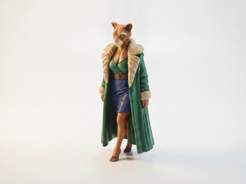 Figur gepard mädchen deko - figur,