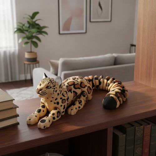 Raubkatze figur beweglich - figur,