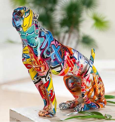Figur gepard street art - figur,