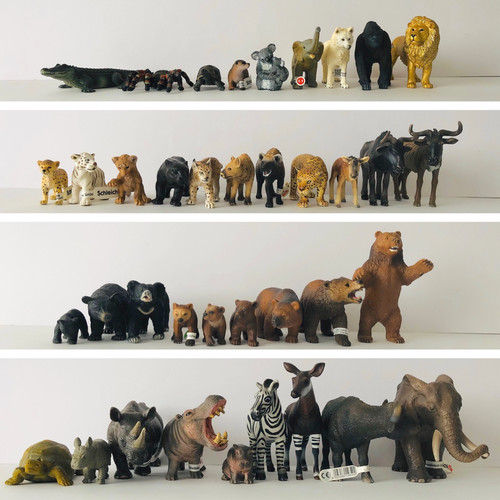 Schleich wildtiere bär hyäne - wildtiere,