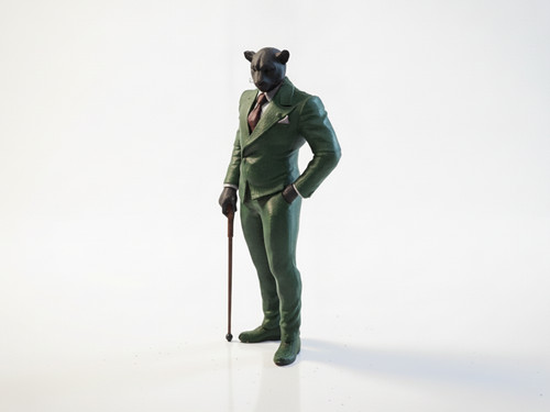 Figur eleganter gepard - figur,